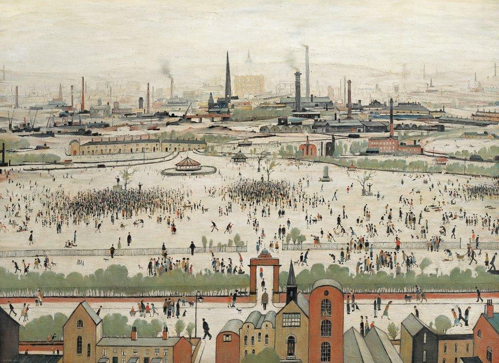 Sunday Afternoon by LS Lowry (1957)