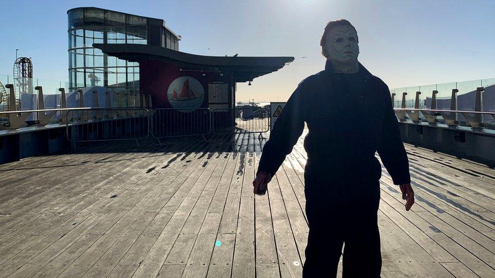 One of the actors on Southend Pier