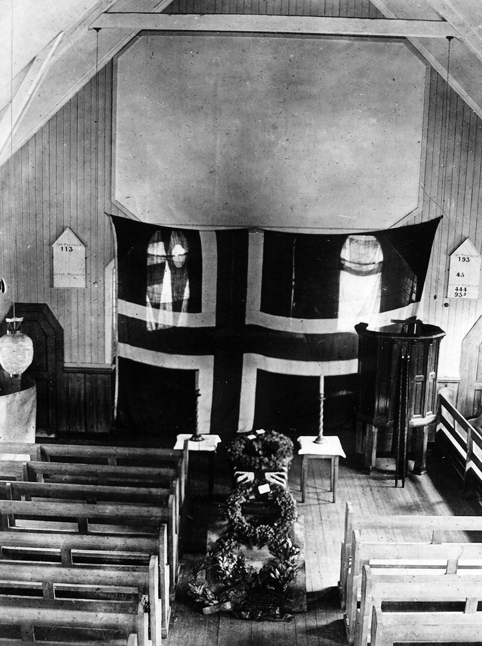 Coffin in museum