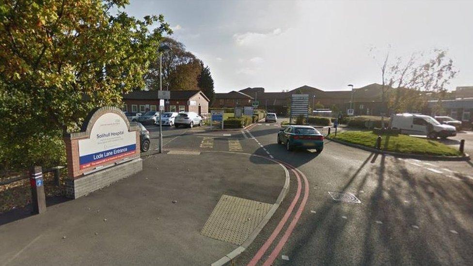 Solihull Hospital entrance