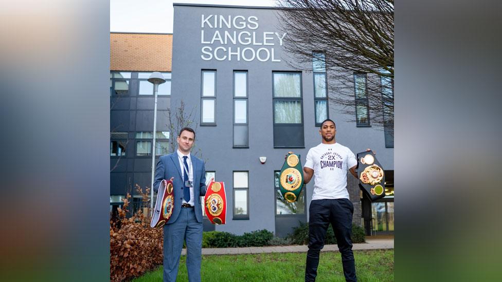 David Fisher and Anthony Joshua