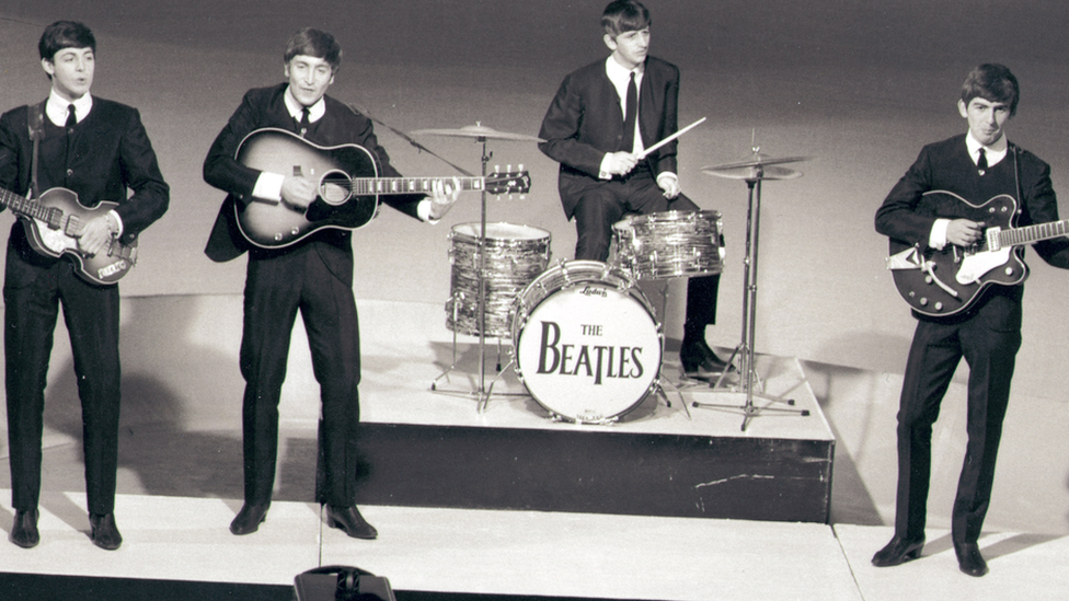 The Beatles rehearsing for Thank Your Lucky Stars in June 1963