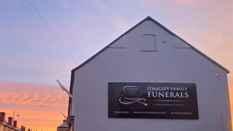 O'Malley Family Funerals outside