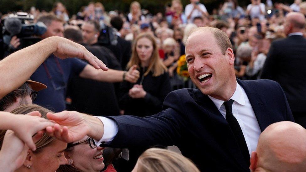 Prince Williams meets the crowd