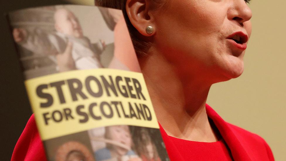 Nicola Sturgeon holds manifesto