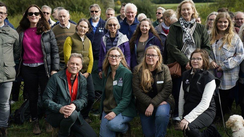 Chris Packham at protest