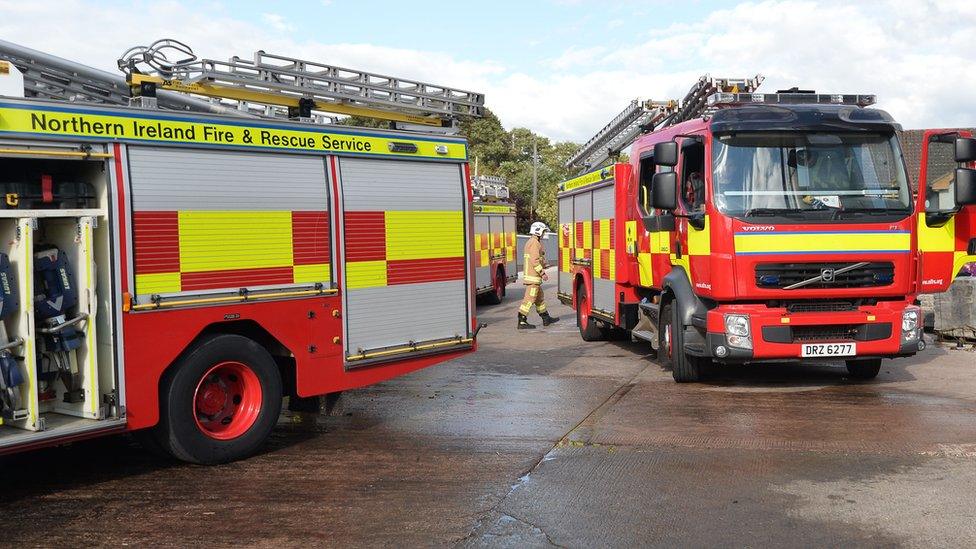 Crews from Counties Antrim, Armagh, Down and Tyrone attended