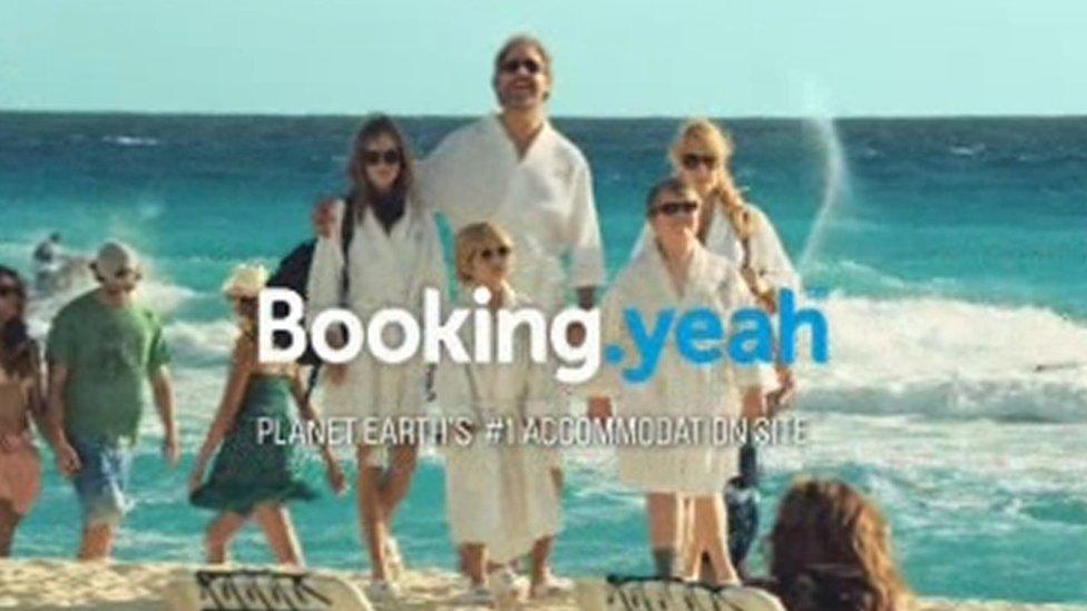 Booking.com advert