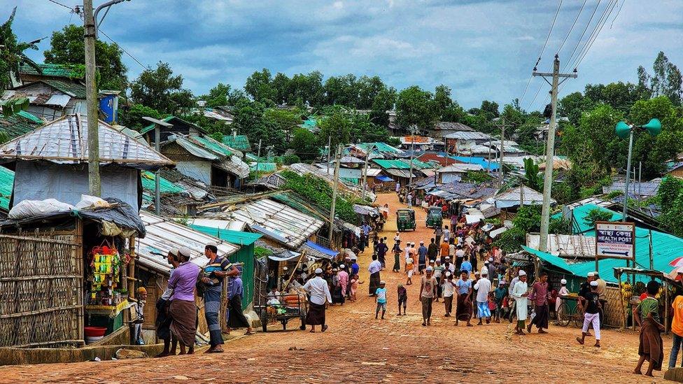 Cox's Bazar Rohingya refugee camp in Bangladesh