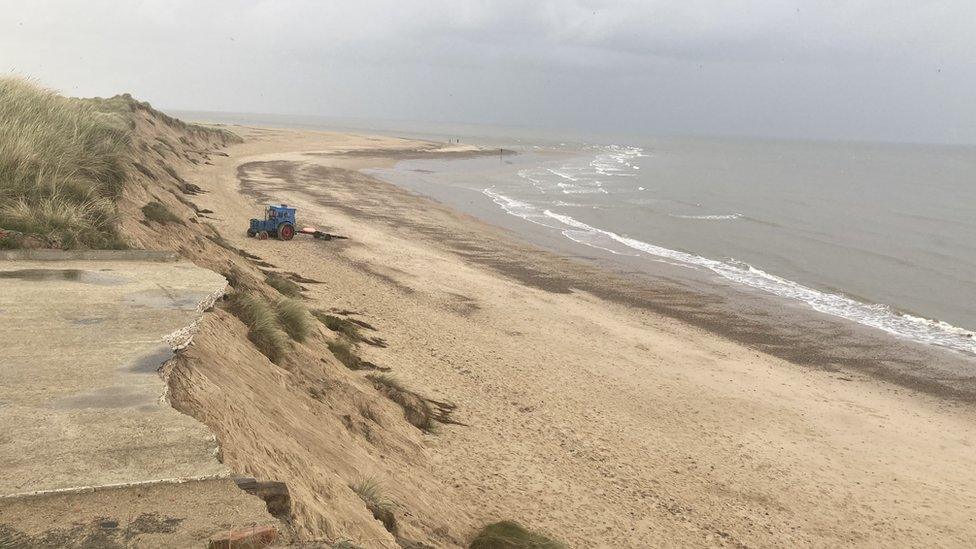 Winterton beach.