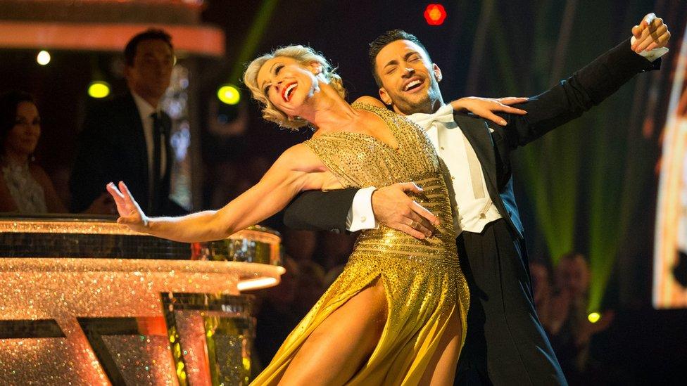 Faye Tozer and Giovanni Pernice on Strictly Come Dancing