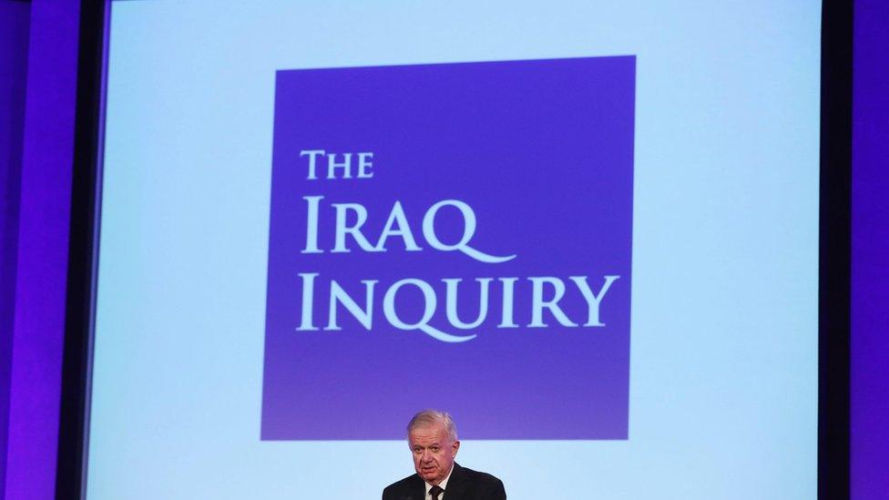 Sir John Chilcot presents the Iraq Inquiry report on 6 July 2016