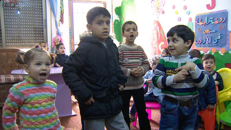 Syrian children in Jordan