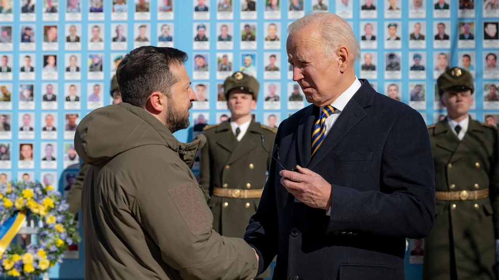 US President Joe Biden meets Ukraine President Volodymyr Zelensky