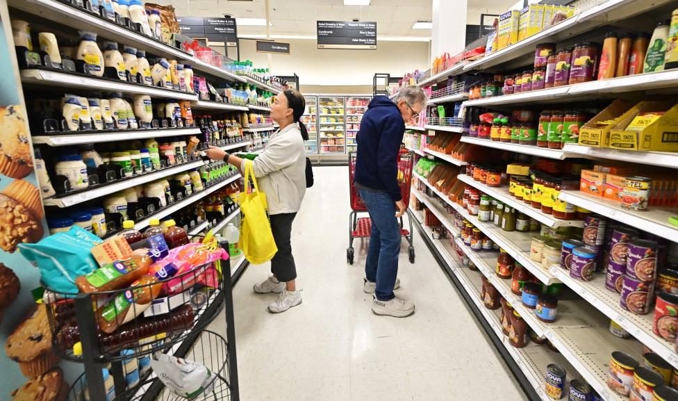 Shoppers in California