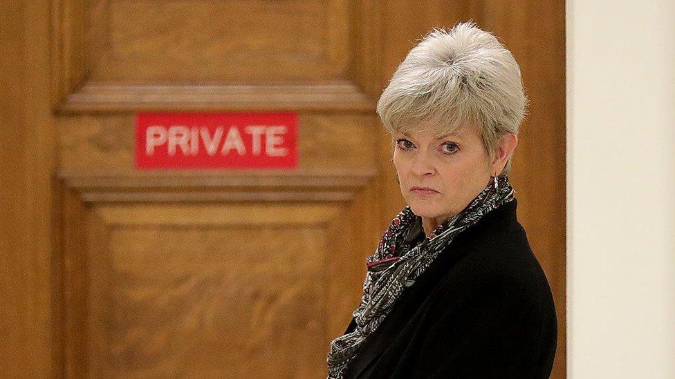 Heidi Thomas waits to testify for the prosecution at the Montgomery County Courthouse on 10 April 2018 in Norristown, Pennsylvania.