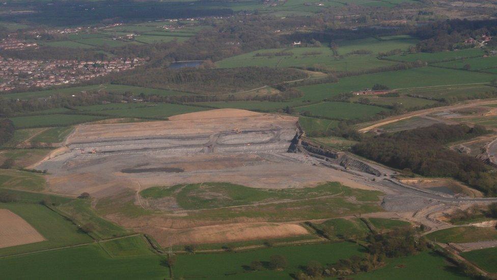 Land in Heanor where the forest will be built