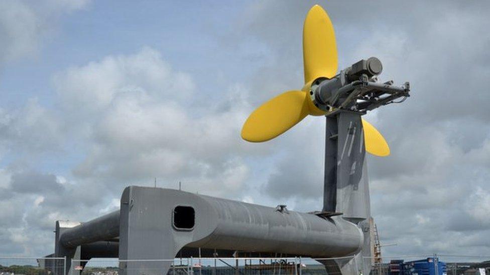 DeltaStream tidal energy generator