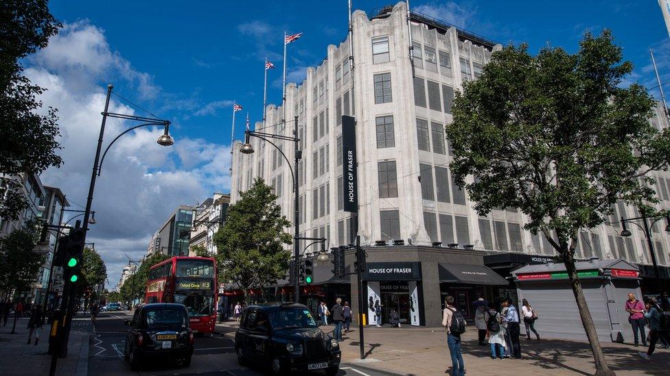 House of Fraser Oxford Street store