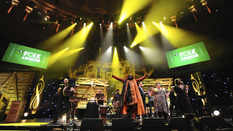 Afro Celt Sound System at the 2017 BBC Radio 2 Folk Awards