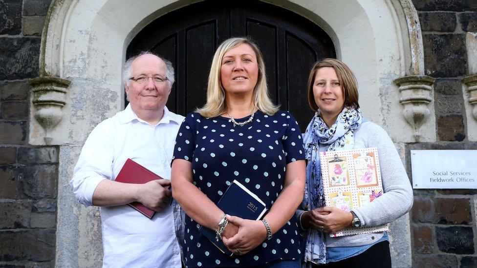 Social Workers Patrick O'Connor, Sharon Lynn McGregor and Kelly Leeper feature in Find Me A Family