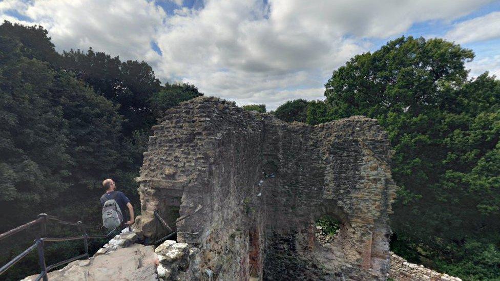 The park's Ewloe Castle was built by Welsh princes