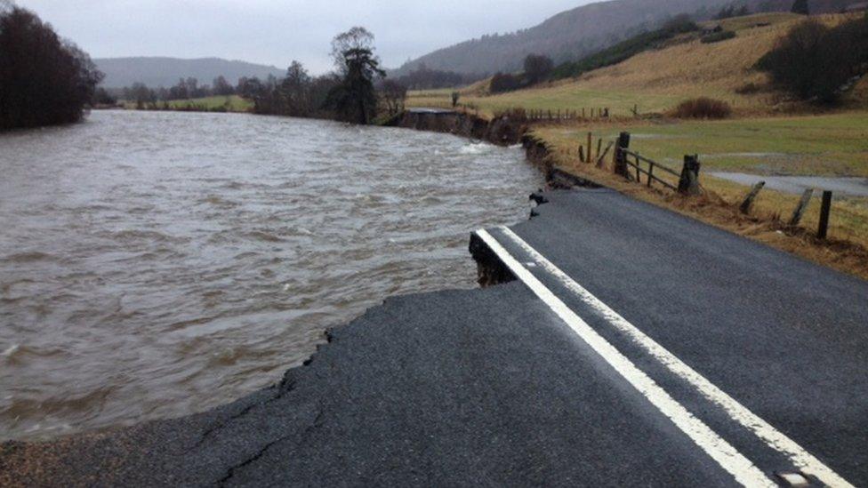 A93 at Craithie