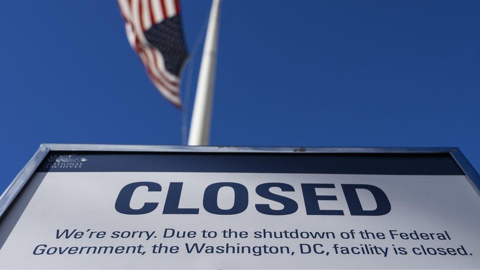 Closed for service sign in Washington DC