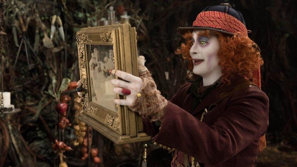 Johnny Depp as the Mad Hatter