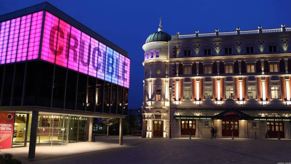 The Sheffield Crucible an Lyceum theatres