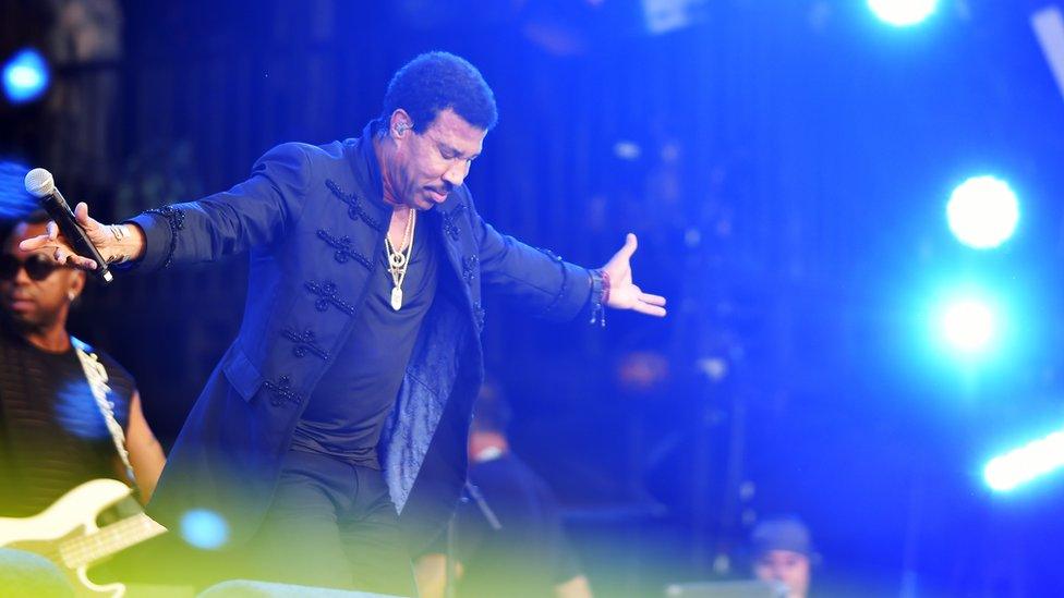 Lionel Richie at Glastonbury