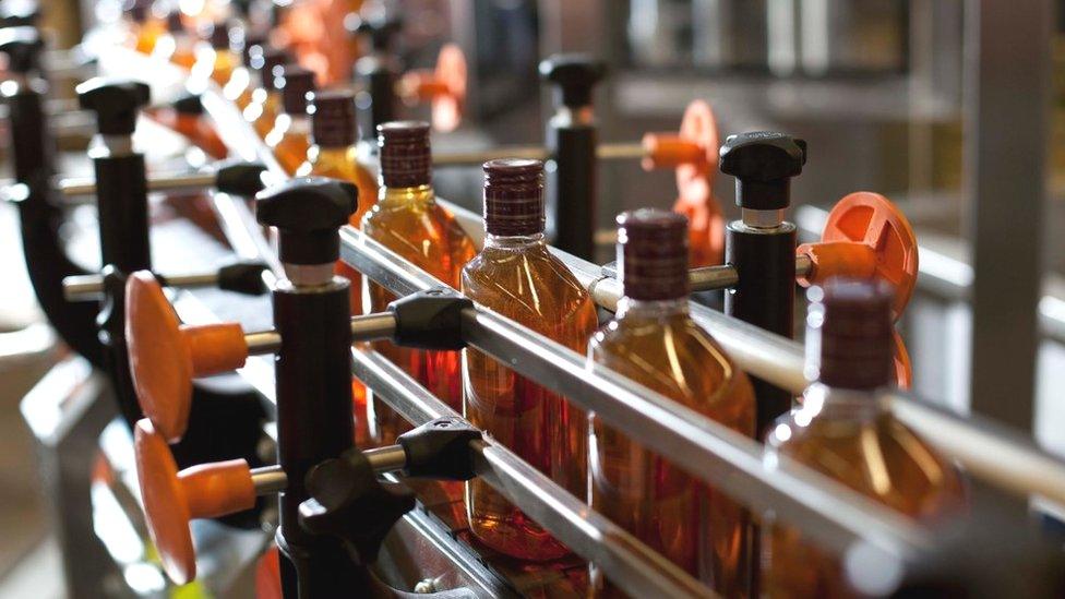 whisky bottling plant