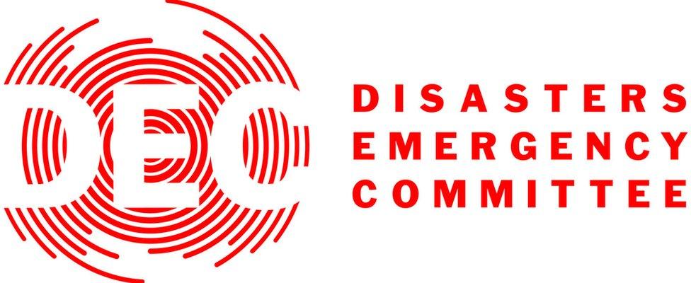 Logo for the UK's Disasters Emergency Committee