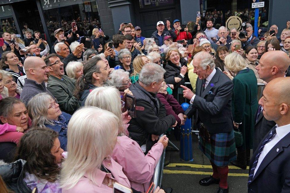 King Charles in Dunfermline