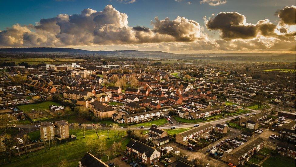 Aylesbury from the air