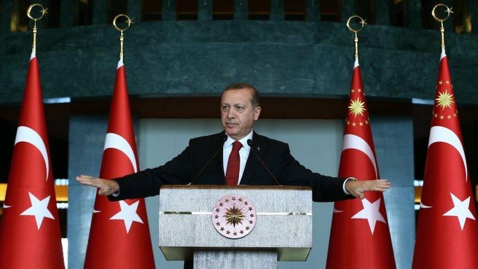 Turkish President Recep Tayyip Erdogan