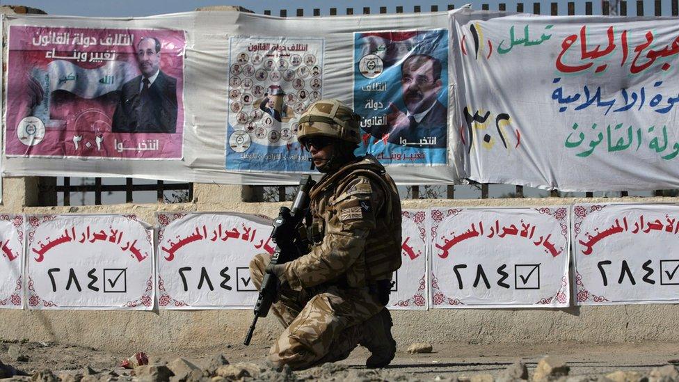 British soldier in Basra