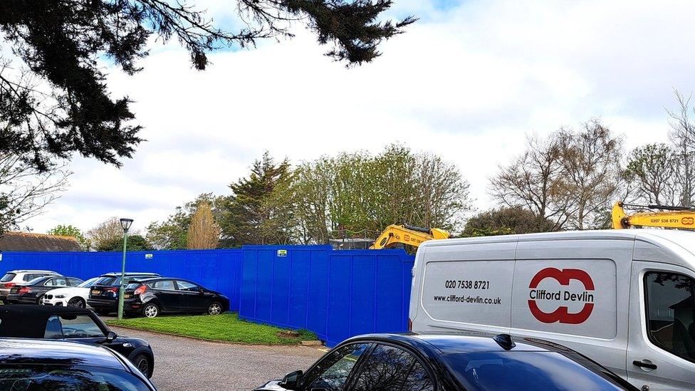 The site of the future Shoebury health centre in Ness Road