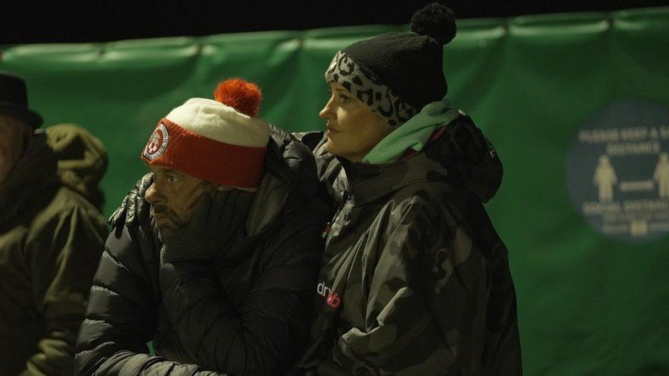 Fan at Poole Town