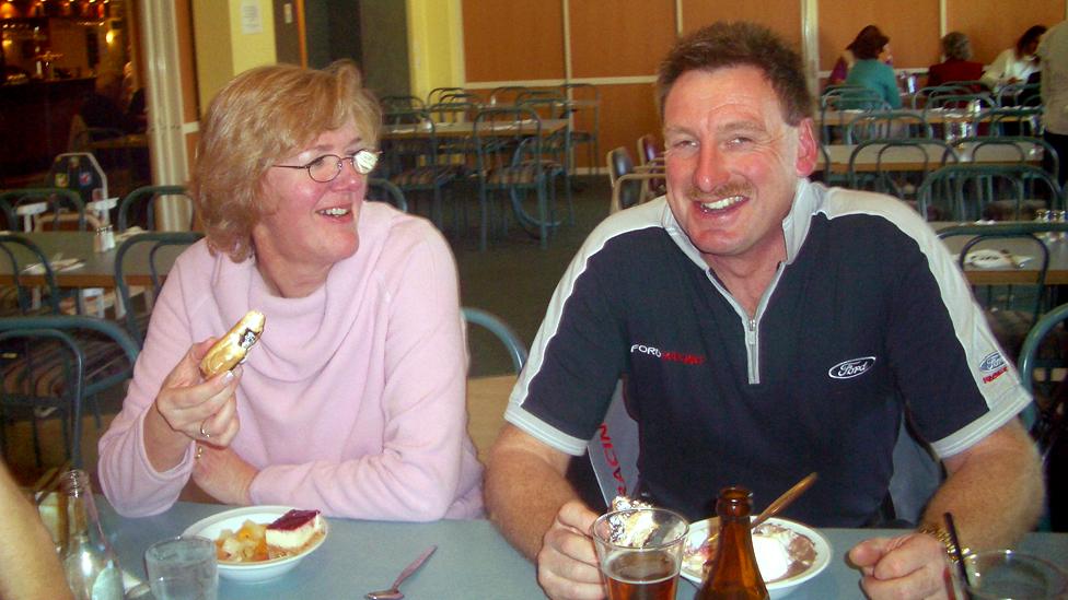 Helen Milner and Phil Nisbet in June 2006