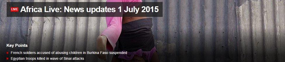 Africa Live screengrab