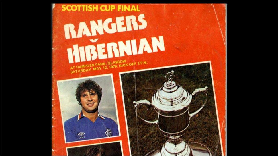 Rangers v Hibernian programme