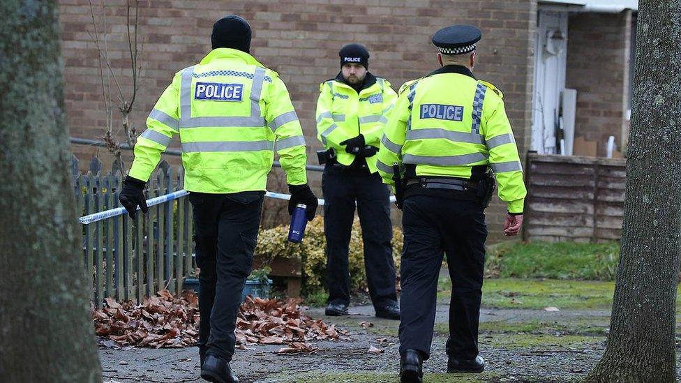 Police in Bletchley