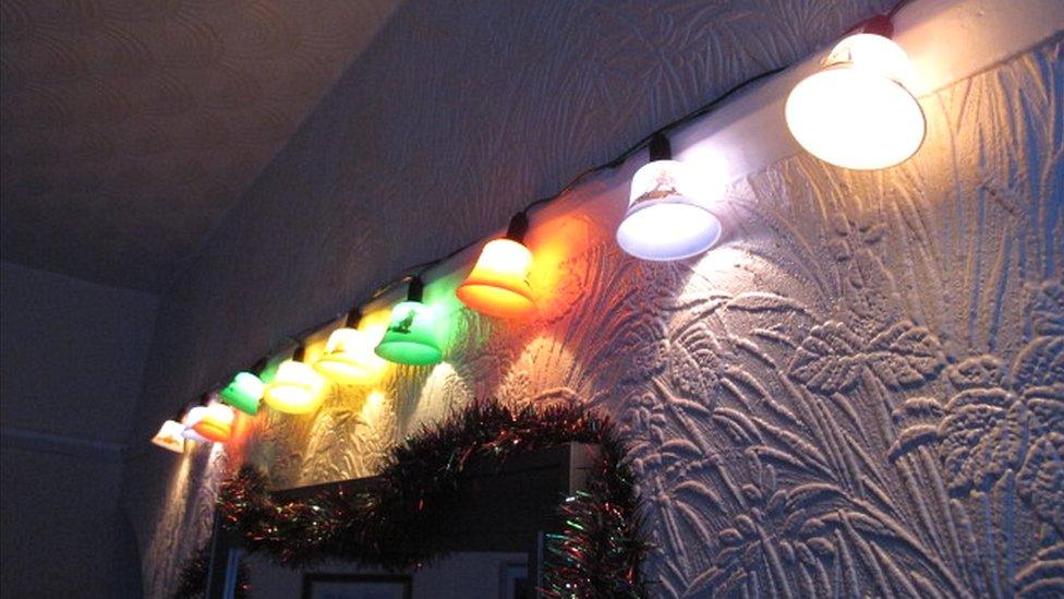 Stephen Taylor's Christmas lights from 1949