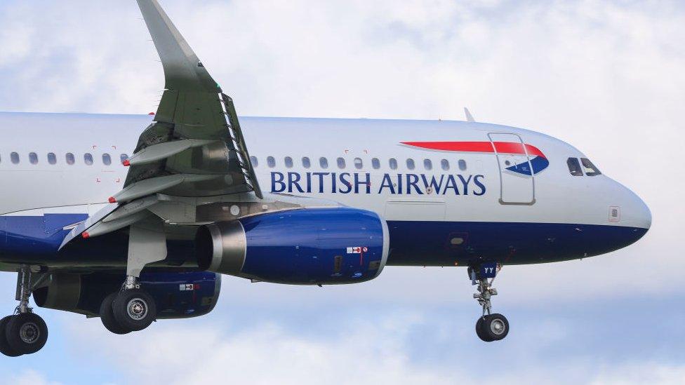 A BA plane