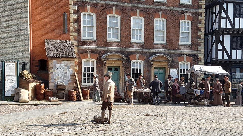 Filming of the Peterloo massacre