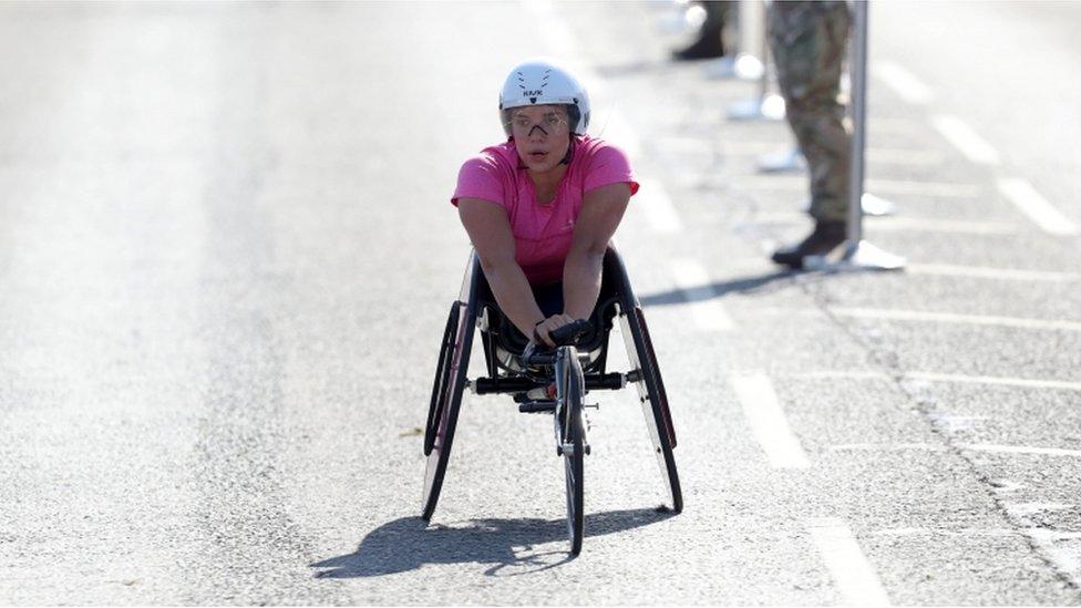 Jade Jones-Hall at The Great North Run