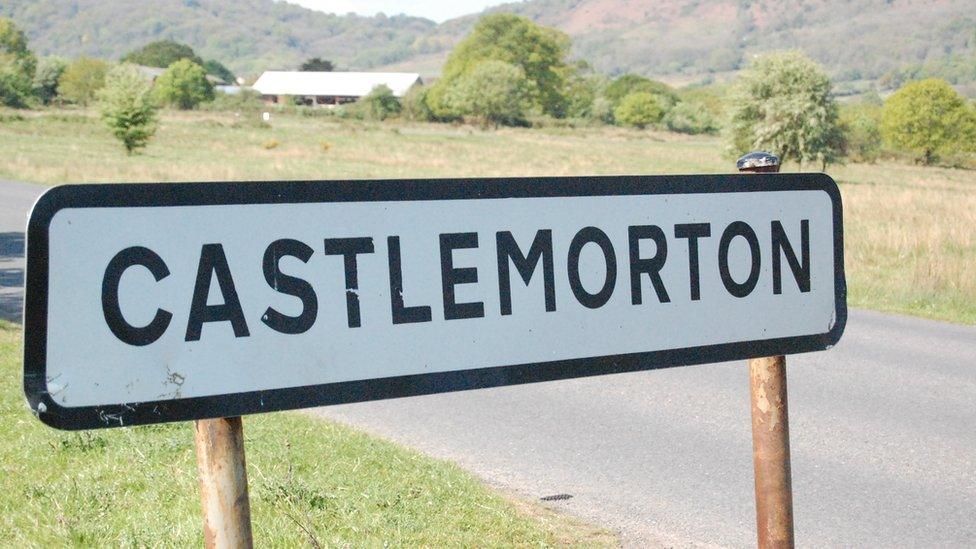 Castlemorton Common sign