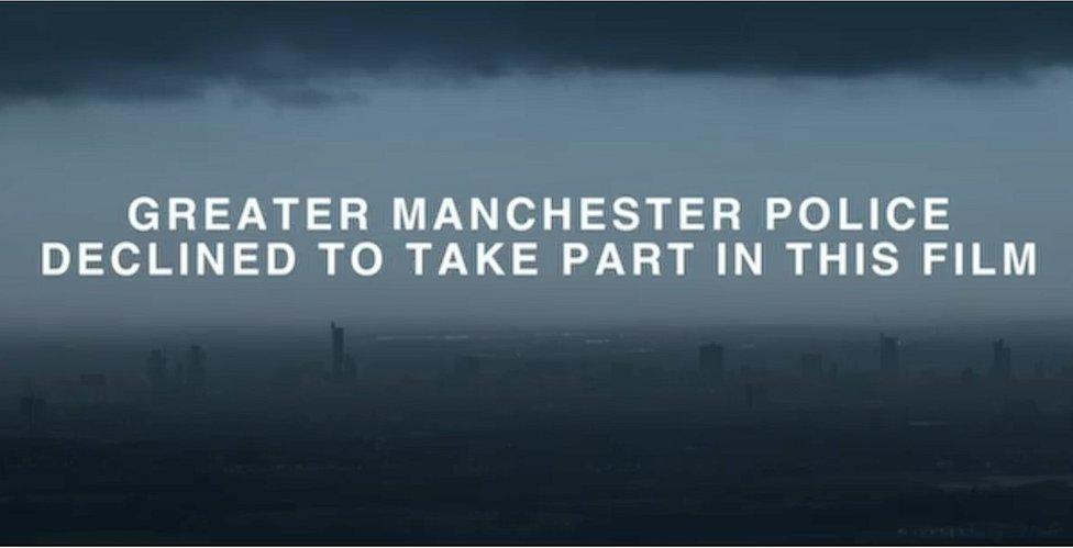 Frame from Manchester: The Night of the Bomb