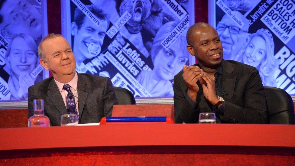 Ian Hislop and Clive Myrie on Have I Got News For You